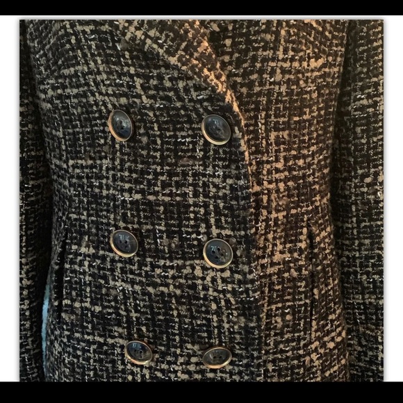 Trina Turk Multicolor Tweed Coat Jacket 4 - Picture 3 of 5